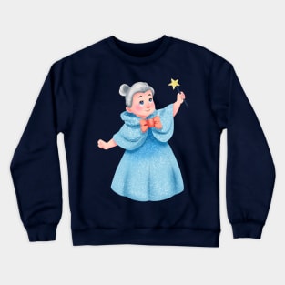 Blue fairy god-mom Crewneck Sweatshirt